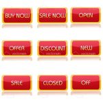 Shopping Terms Icon Set